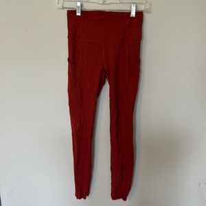 Lululemon fast and free non reflective tights 25" w5bxqs